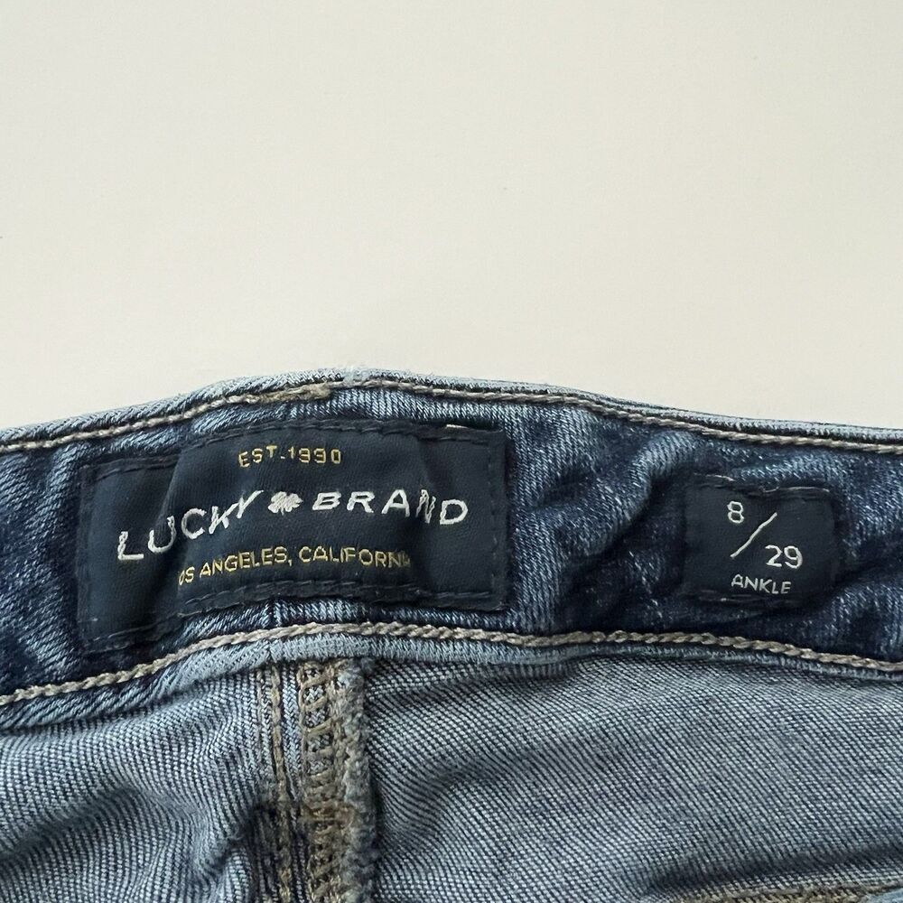 Lucky Brand Lolita Skinny Stretch Women’s Blue Jeans 8/29 Ankle - Picture 8 of 11
